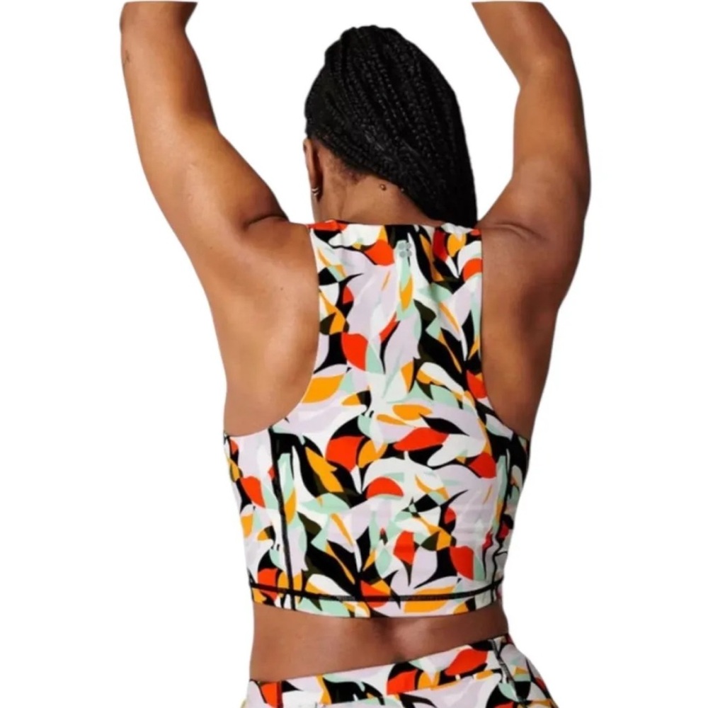 Sz XS Sweaty Betty Power Biker Shorts and Top Set NWT $126 MSRP - Picture 7 of 16